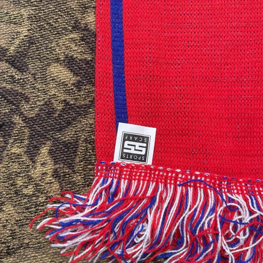 Cuba Soccer Football Scarf Licensed New Red Blue Double Sided New